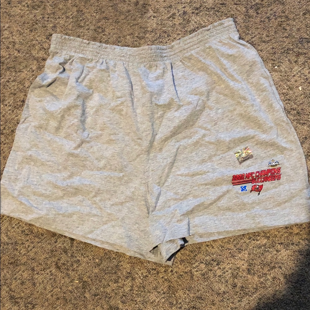 Gray NFL buccaneers Graphic Shorts